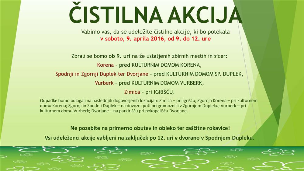 Čistilna akcija 2016